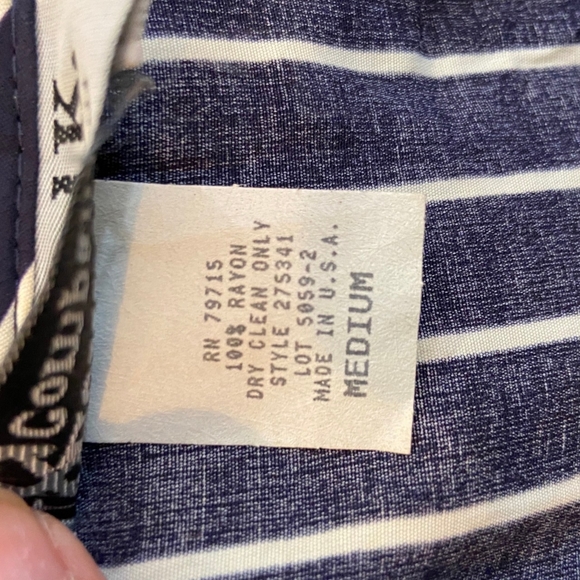 Michael K & Company, Patterned Blue Dress - Size M - Picture 8 of 10